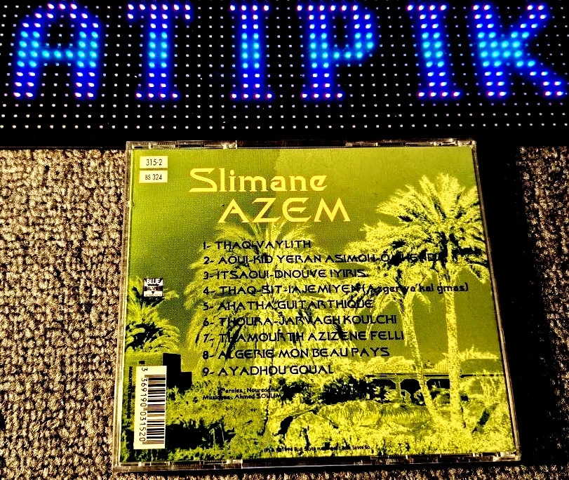 ✊ Slimane Azem - Cd Kabyle Rare 1994 - Légende Berbère Introuvable ✊ – photo 2
